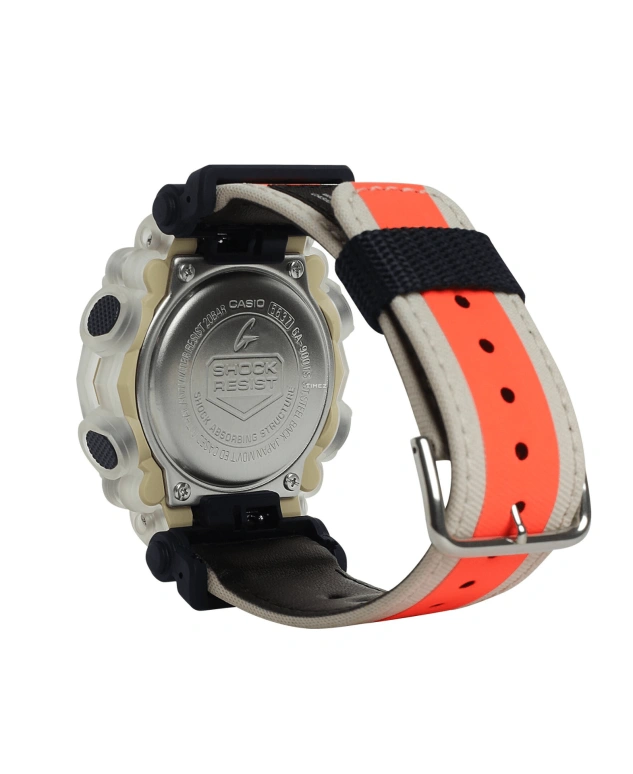 Casio,G-SHOCK 49.50mm,49.50mm,Resin,Black,Quartz,Countdown,Chronograph,Month,Date,Hardlex,Round,GA900TS,GA900TS-4A