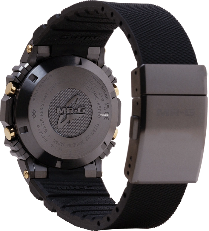 Casio,MR-G 49.40x43.20mm,49.40x43.20mm,Titanium,Cobalt Alloy,Grey,Quartz,Countdown,Chronograph,Month,Date,Plexi,Glass,Square,MRGB5000R,MRGB5000R-1