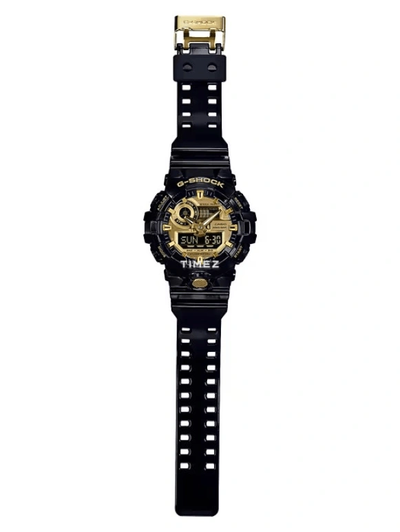Casio,G-SHOCK 53.40mm,53.40mm,Resin,Gold,Quartz,Countdown,Chronograph,Month,Date,Hardlex,Round,GA710GB,GA710GB-1A