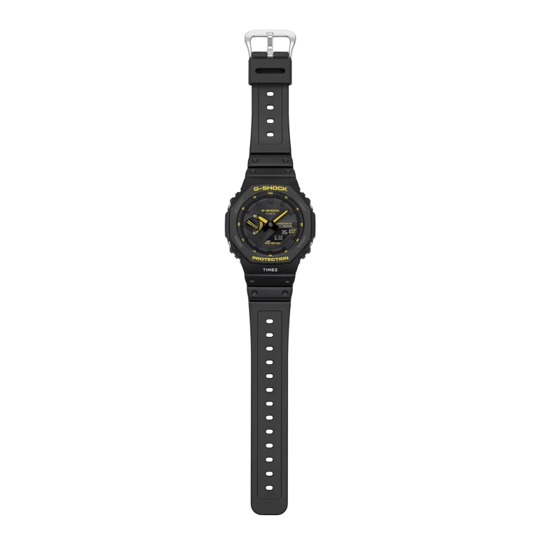 Casio,G-SHOCK 45.40mm,45.40mm,Carbon,Black,Quartz,Countdown,Chronograph,Month,Date,Hardlex,Round,GAB2100CY,GAB2100CY-1A