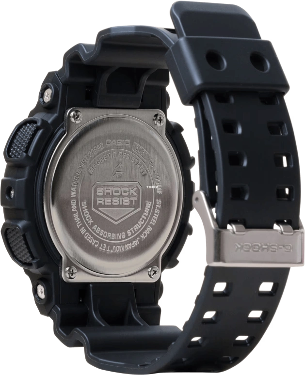 Casio,G-SHOCK 51.20mm,51.20mm,Resin,Black,Quartz,Countdown,Chronograph,Month,Date,Hardlex,Round,GA100MF,GA100MF-1A