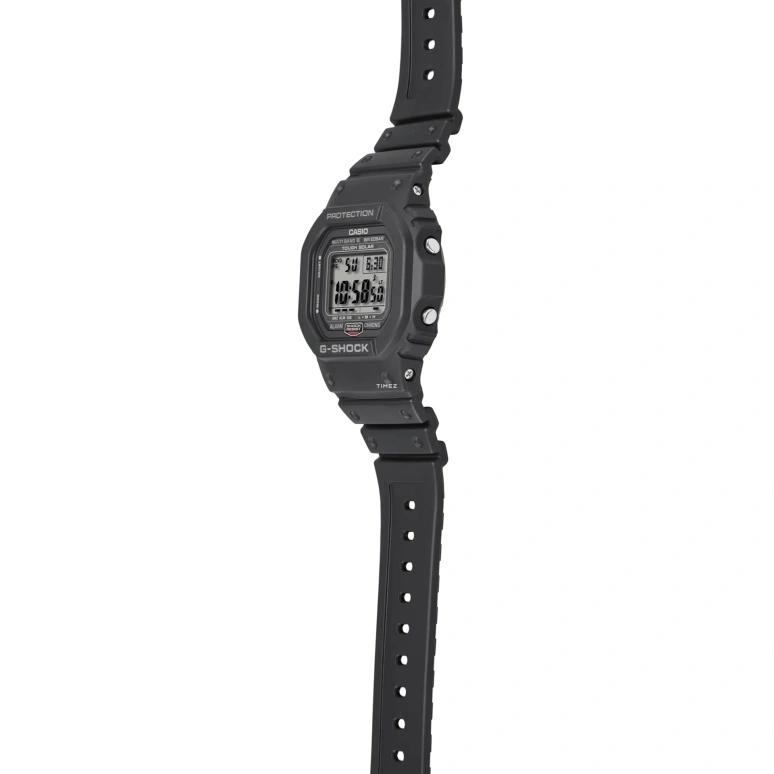 Casio,5600 48.90x42.80mm,48.90x42.80mm,Stainless Steel,Black,Grey,Quartz,Countdown,Chronograph,Month,Date,Hardlex,Square,GW5000U,GW5000U-1
