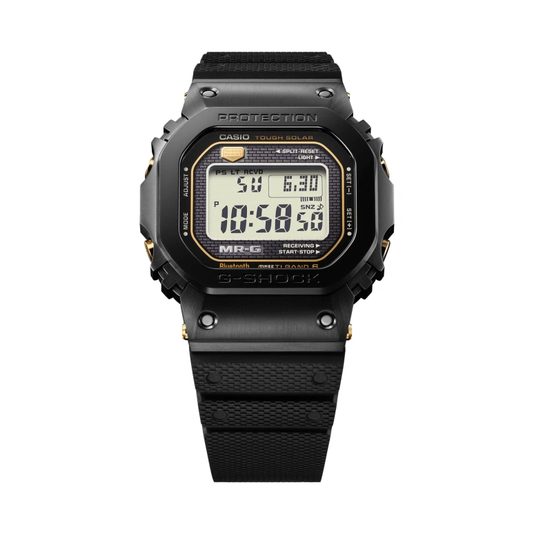 Casio,MR-G 49.40x43.20mm,49.40x43.20mm,Titanium,Cobalt Alloy,Grey,Quartz,Countdown,Chronograph,Month,Date,Plexi,Glass,Square,MRGB5000R,MRGB5000R-1