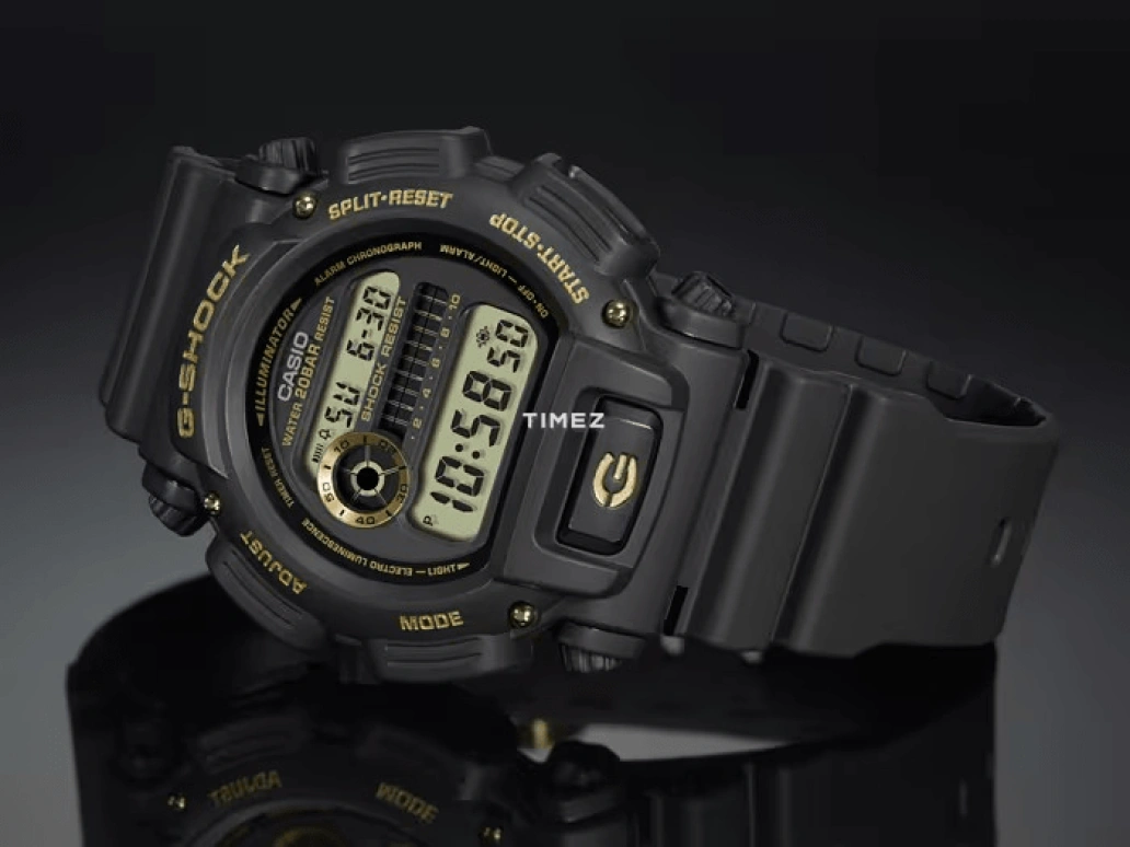 Casio,9052 46.50x48.50mm,46.50x48.50mm,Resin,Black,Quartz,Countdown,Chronograph,Month,Date,Hardlex,Round,DW9052GBX,DW9052GBX-1A9