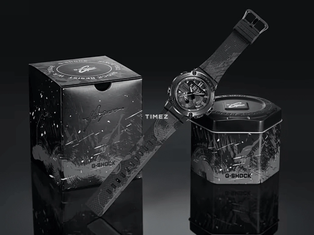 Casio,G-STEEL 46.50mm,46.50mm,Carbon,Black,Quartz,Countdown,Chronograph,Month,Date,Hardlex,Round,GST,GST-B200TJ-1A