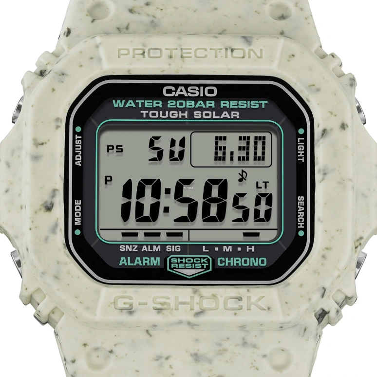 Casio,5600 46.70x43.20mm,46.70x43.20mm,Resin,Black,Quartz,Countdown,Chronograph,Month,Date,Hardlex,Square,G5600BG,G5600BG-5