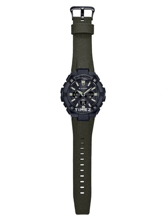 Casio,G-STEEL 52.40mm,52.40mm,Resin,Black,Quartz,Countdown,Chronograph,Month,Date,Hardlex,Round,GSTS130BC,GSTS130BC-1A3