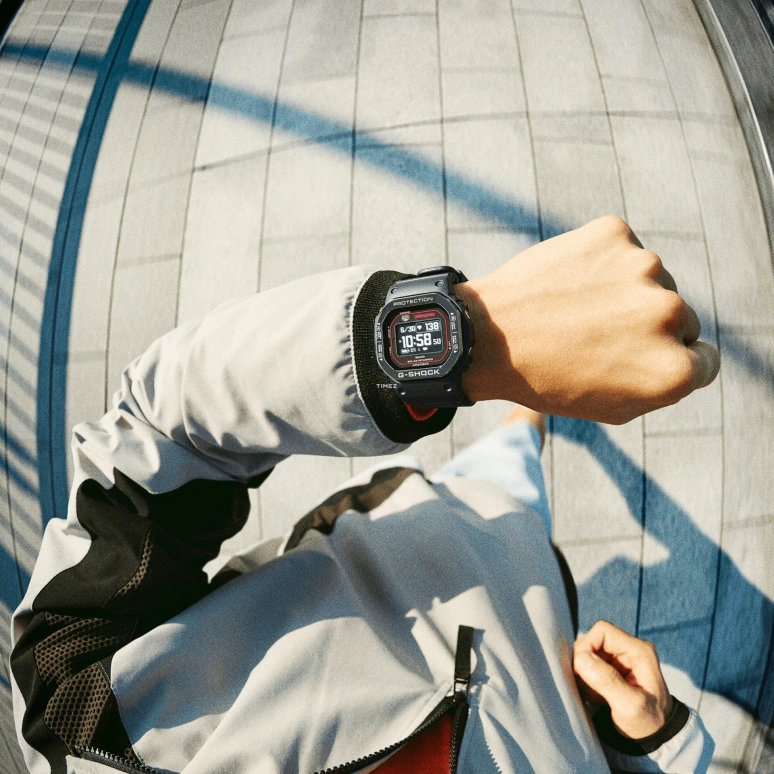 Casio,G-SHOCK 51.10x44.50mm,51.10x44.50mm,Bio-sourced,Black,Quartz,Chronograph,Moonphase,Month,Date,Hardlex,Square,DW,DW-H5600MB-1A4