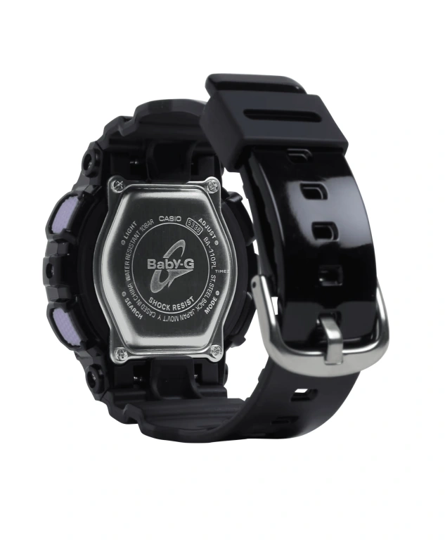 Casio,BA-110 43.40mm,43.40mm,Resin,Pink Red,Quartz,Countdown,Chronograph,Month,Date,Hardlex,Round,BA110PL,BA110PL-1A