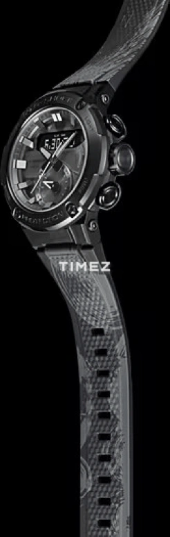 Casio,G-STEEL 46.50mm,46.50mm,Carbon,Black,Quartz,Countdown,Chronograph,Month,Date,Hardlex,Round,GST,GST-B200TJ-1A