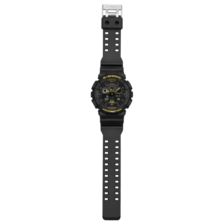 Casio,G-SHOCK 55x51.20mm,55x51.20mm,Resin,Black,Quartz,Countdown,Chronograph,Month,Date,Hardlex,Round,GA100CY,GA100CY-1A