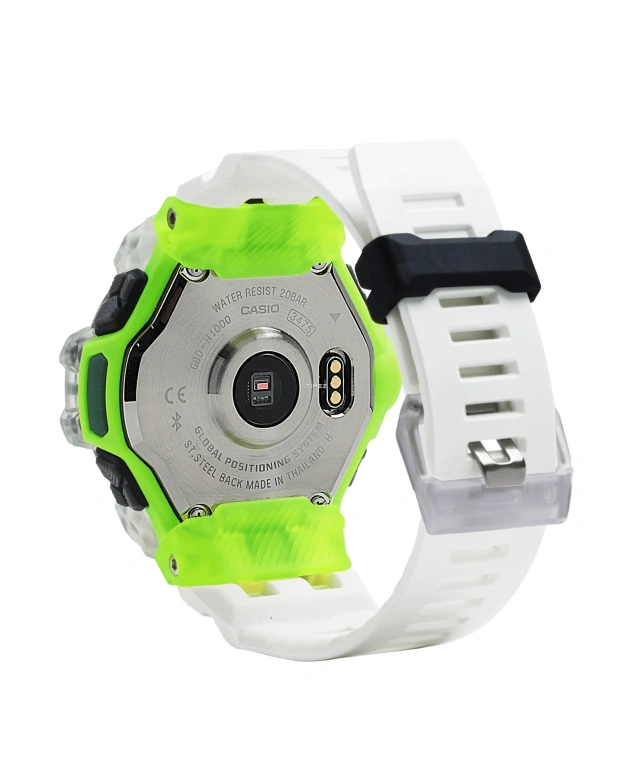 Casio,G-SHOCK 55mm,55mm,Resin,Black,Processor,Countdown,Chronograph,Month,Date,Hardlex,Round,GBDH1000,GBDH1000-7A9