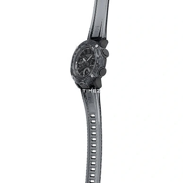 Casio,G-SHOCK 47mm,47mm,Resin,Carbon,Black,Quartz,Countdown,Chronograph,Month,Date,Hardlex,Round,GA2000SKE,GA2000SKE-8A