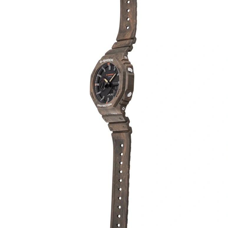Casio,G-SHOCK 48.50x45.40mm,48.50x45.40mm,Carbon,Resin,Black,Quartz,Countdown,Chronograph,Month,Date,Hardlex,Octagon,GA2100FR,GA2100FR-5A