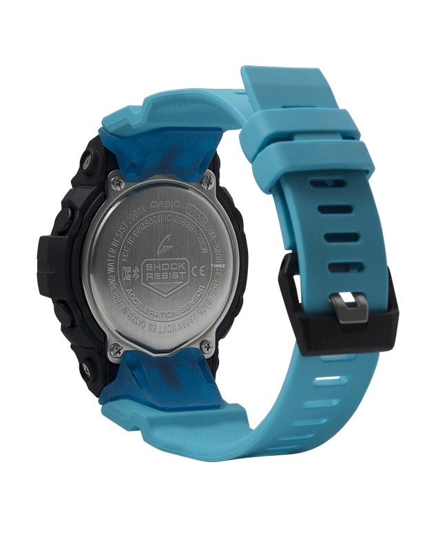 Casio,G-SHOCK 45.20mm,45.20mm,Resin,Black,Quartz,Countdown,Chronograph,Month,Date,Hardlex,Round,GMAB800SC,GMAB800SC-1A2