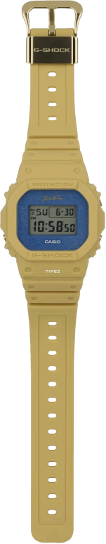 Casio,G-SHOCK 48.90x43.80mm,48.90x43.80mm,Resin,Blue,Grey,Quartz,Countdown,Chronograph,Month,Date,Hardlex,Square,DW5600SLF23,DW5600SLF23-5