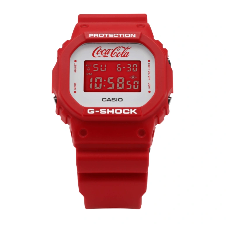 Casio,G-SHOCK 48.90x43.80mm,48.90x43.80mm,Resin,White,Quartz,Countdown,Chronograph,Month,Date,Hardlex,Square,DW5600CC23,DW5600CC23-4