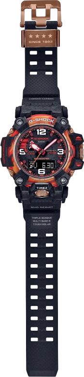Casio,Mudmaster 54.40mm,54.40mm,Resin,Black,Quartz,Countdown,Chronograph,Month,Date,Sapphire,Round,GWG2040FR,GWG2040FR-1A