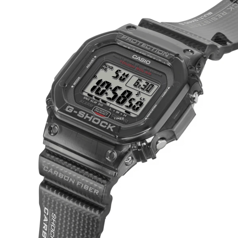 Casio,5600 46.70x43.20mm,46.70x43.20mm,Resin,Black,Grey,Quartz,Countdown,Chronograph,Month,Date,Hardlex,Glass,Square,GWS5600U,GWS5600U-1