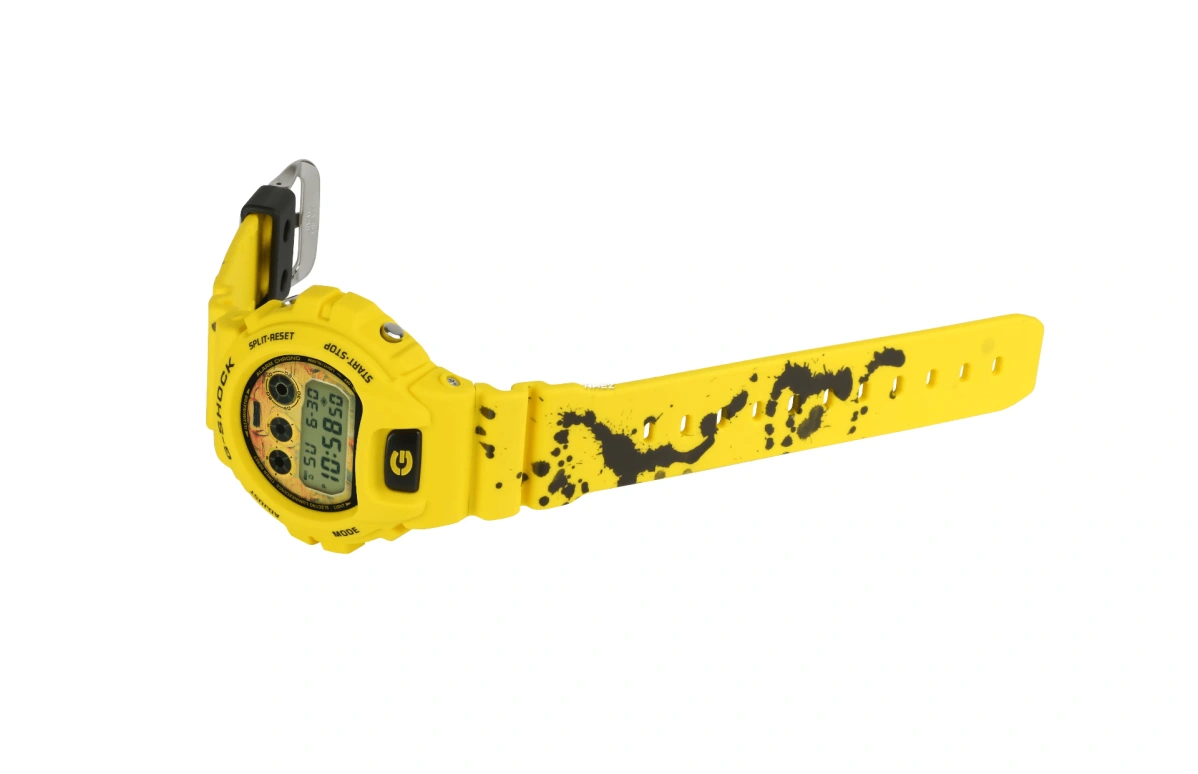 Casio,G-SHOCK 50mm,50mm,Resin,Yellow,Quartz,Countdown,Chronograph,Month,Date,Hardlex,Round,DW6900ESC239