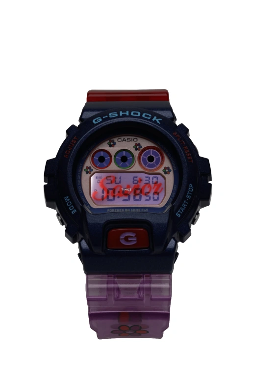 Casio,G-SHOCK 53.20x40mm,53.20x40mm,Resin,Pink,Quartz,Countdown,Chronograph,Month,Date,Hardlex,Round,DW6900JT25,DW6900JT25-2