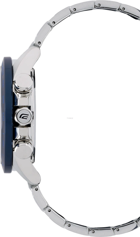 Casio,EDIFICE 45.80mm,45.80mm,Stainless Steel,Blue,Quartz,Chronograph,Date,Day,Power Reserve Indicator,Hardlex,Round,EQB900DB,EQB900DB-2A