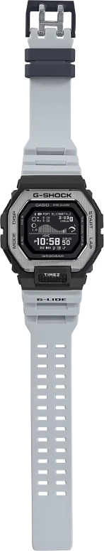Casio,G-LIDE 50.90x46mm,50.90x46mm,Resin,Stainless Steel,Black,Quartz,Countdown,Chronograph,Month,Date,Hardlex,Square,GBX100TT,GBX100TT-8