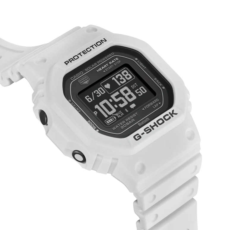 Casio,G-SHOCK 51.10x44.50mm,51.10x44.50mm,Bio-sourced,Black,Quartz,Chronograph,Moonphase,Month,Date,Hardlex,Square,DW,DW-H5600-7