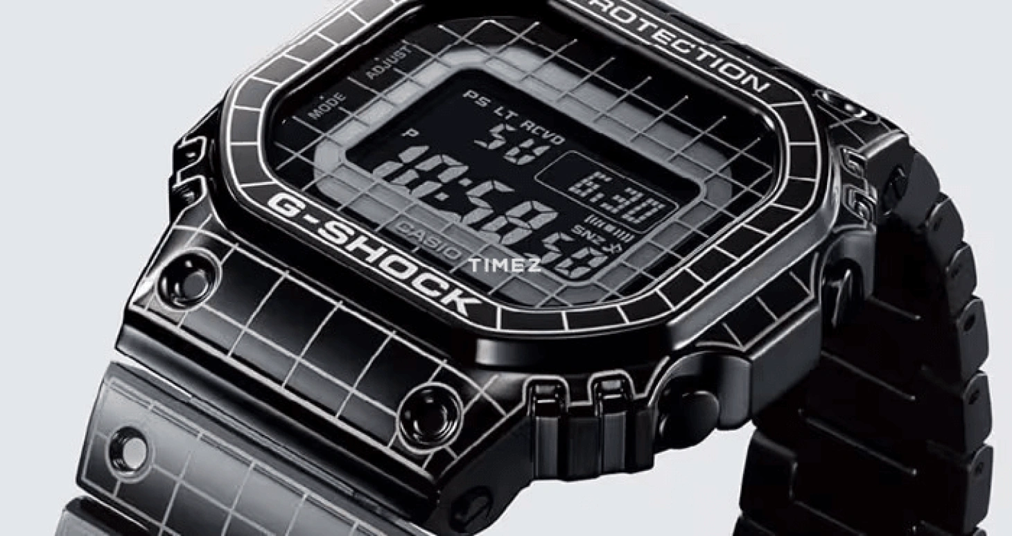 Casio,G-SHOCK 49.30x43.20mm,49.30x43.20mm,Stainless Steel,Black,Quartz,Countdown,Chronograph,Month,Date,Hardlex,Square,GMWB5000CS,GMWB5000CS-1