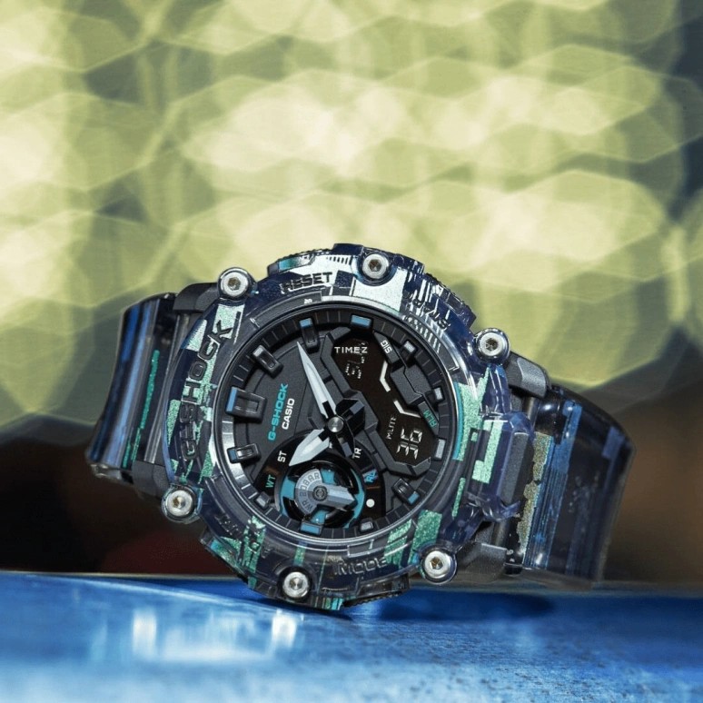 Casio,G-SHOCK 50.80x47.10mm,50.80x47.10mm,Resin,Black,Quartz,Countdown,Chronograph,Month,Date,Hardlex,Round,GA2200NN,GA2200NN-1A
