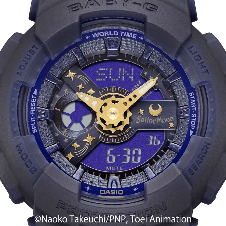 Casio,BABY-G 46.30x43.40mm,46.30x43.40mm,Resin,Purple,Quartz,Countdown,Chronograph,Month,Date,Hardlex,Round,BA110XSM,BA110XSM-2A