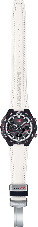 Casio,EDIFICE 48.20mm,48.20mm,Carbon,Stainless Steel,Black,Quartz,Countdown,Chronograph,Month,Date,Sapphire,Crystal Glass,Round,ECB2200HTR,ECB2200HTR-1A