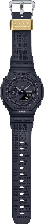 Casio,G-SHOCK 48.50x45.40mm,48.50x45.40mm,Carbon,Bio-sourced,Resin,Black,Quartz,Countdown,Chronograph,Month,Date,Hardlex,Glass,Octagon,GA2140RE,GA2140RE-1A