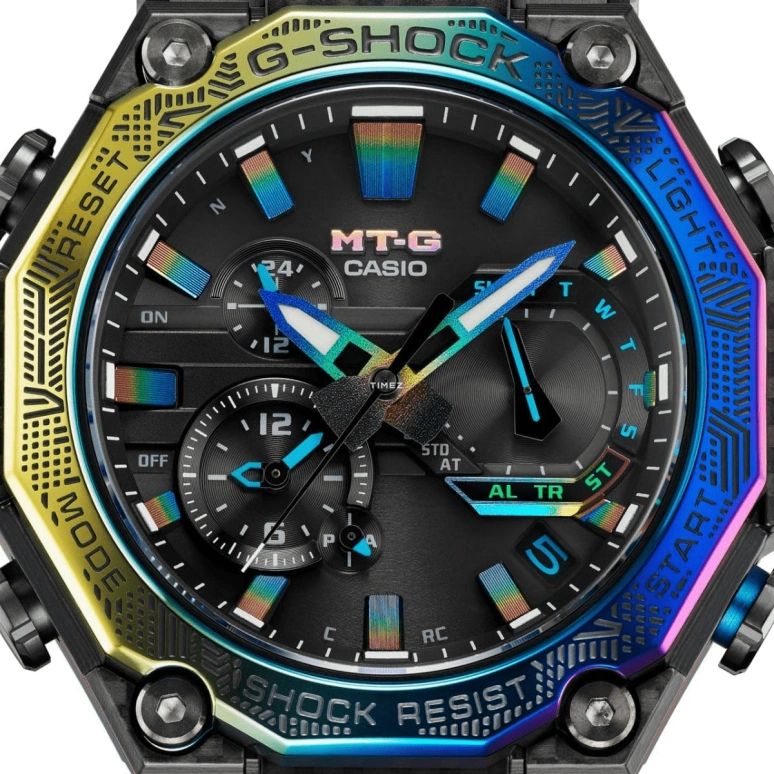 Casio,MTG 55.10x49.80mm,55.10x49.80mm,Stainless Steel,Black,Quartz,Countdown,Chronograph,Month,Date,Hardlex,Round,MTGB2000YR,MTGB2000YR-1A