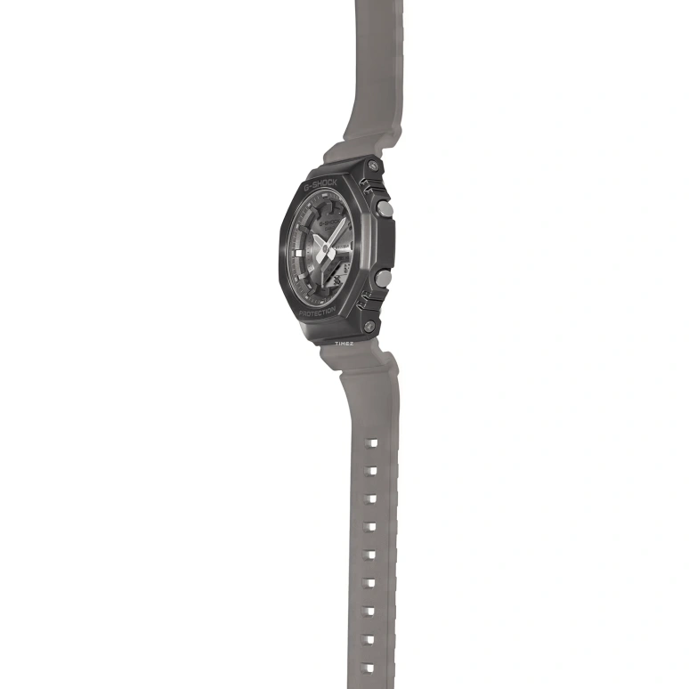 Casio,G-SHOCK 45.90x40.40mm,45.90x40.40mm,Resin,Stainless Steel,Grey,Quartz,Countdown,Chronograph,Month,Date,Hardlex,Round,GMS2100MF,GMS2100MF-1A