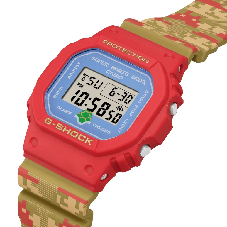 Casio,G-SHOCK 48.90x43.80mm,48.90x43.80mm,Resin,Blue,Grey,Quartz,Countdown,Chronograph,Month,Date,Hardlex,Square,DW5600SMB,DW5600SMB-4