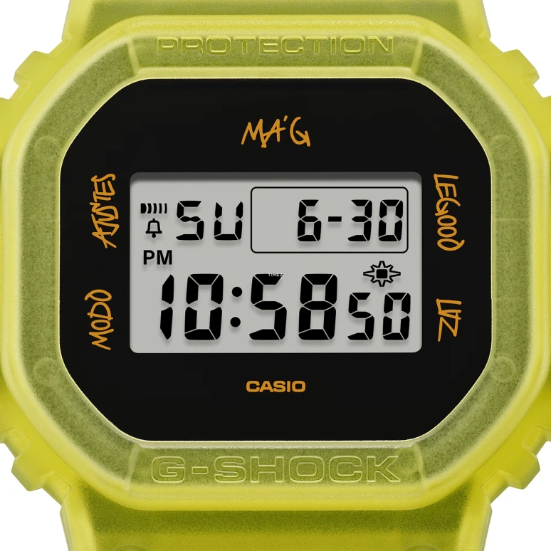 Casio,5600 48.90x43.80mm,48.90x43.80mm,Resin,Black,Quartz,Countdown,Chronograph,Month,Date,Hardlex,Square,DWE5600JB1A9
