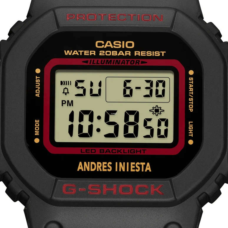 Casio,G-SHOCK 48.90x42.80mm,48.90x42.80mm,Bio-sourced,Resin,Black,Quartz,Countdown,Chronograph,Month,Date,Hardlex,Square,DW5600AI,DW5600AI-1