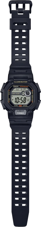 Casio,DIGITAL 51.90x45.70mm,51.90x45.70mm,Resin,Grey,Black,Quartz,Countdown,Chronograph,Month,Date,Plexi,Glass,Square,W737HX,W737HX-1AV