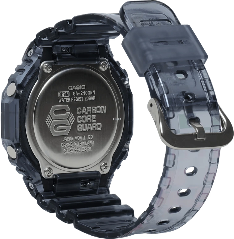 Casio,G-SHOCK 48.50x45.40mm,48.50x45.40mm,Resin,Carbon,Black,Quartz,Countdown,Chronograph,Month,Date,Hardlex,Round,GA2100NN,GA2100NN-1A