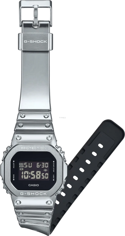 Casio,G-SHOCK 49.60x43.20mm,49.60x43.20mm,Resin,Black,Quartz,Countdown,Chronograph,Month,Date,Hardlex,Square,GM5600YM,GM5600YM-8