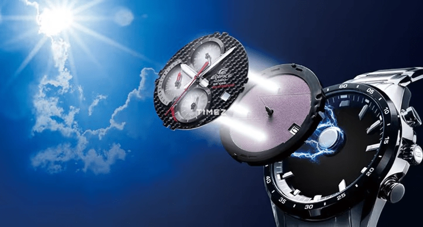 Casio,EDIFICE 47.60mm,47.60mm,Stainless Steel,Black,Quartz,Chronograph,Day,Power Reserve Indicator,Solar Charging,Hardlex,Round,EQS900DB,EQS900DB-1AV