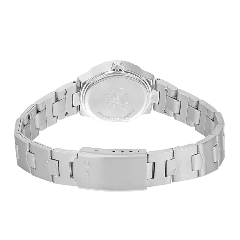 Casio,ANALOGUE 25mm,25mm,Stainless Steel,Green,Quartz,Day,Round,LTP,LTP-1241D-3ADF