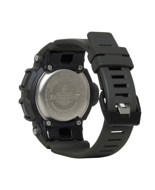 Casio,G-SHOCK 48.90mm,48.90mm,Resin,Black,Quartz,Countdown,Chronograph,Month,Date,Hardlex,Round,GBA900UU,GBA900UU-3A