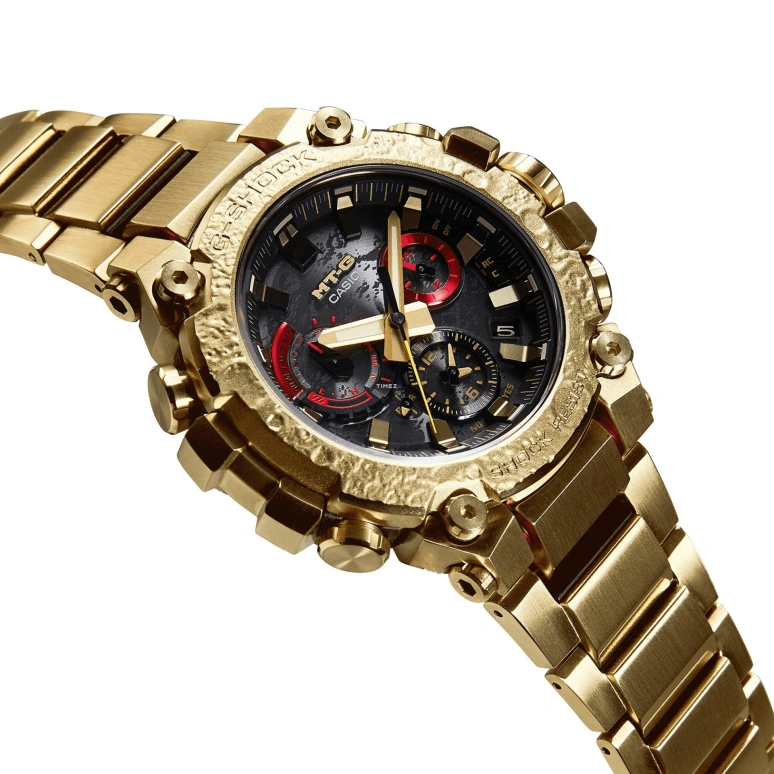 Casio,MTG 51.90x50.90mm,51.90x50.90mm,Stainless Steel,Black,Quartz,Countdown,Chronograph,Date,Day,Sapphire,Crystal Glass,Round,MTGB3000CX9A