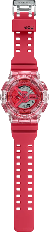 Casio,G-Shock GA-110 51.20mm,51.20mm,Resin,Red,Quartz,Countdown,Chronograph,Month,Date,Hardlex,Round,GA110GL,GA110GL-4A