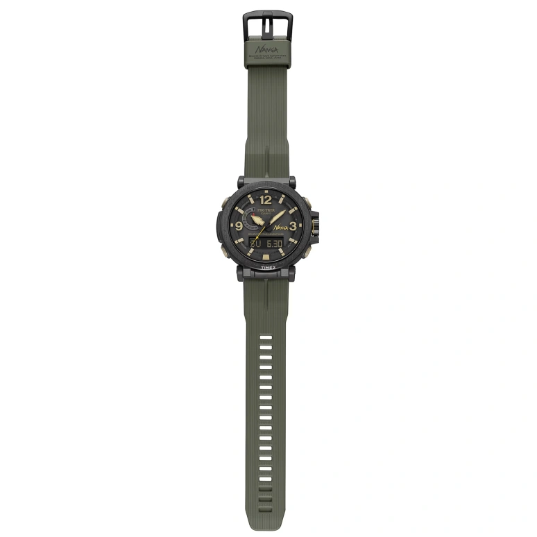 Casio,PROTREK 51.60x51.50mm,51.60x51.50mm,Stainless Steel,Black,Quartz,Countdown,Chronograph,Month,Date,Hardlex,Round,PRW6630NA,PRW6630NA-1A3