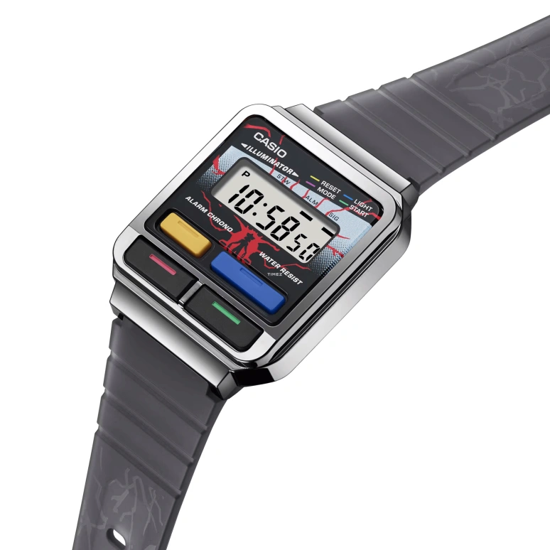 Casio,VINTAGE 40.70x33.50mm,40.70x33.50mm,Resin,Multi-Color,Quartz,Chronograph,Month,Date,Day,Plexi,Glass,Tonneau,A120WEST,A120WEST-1A