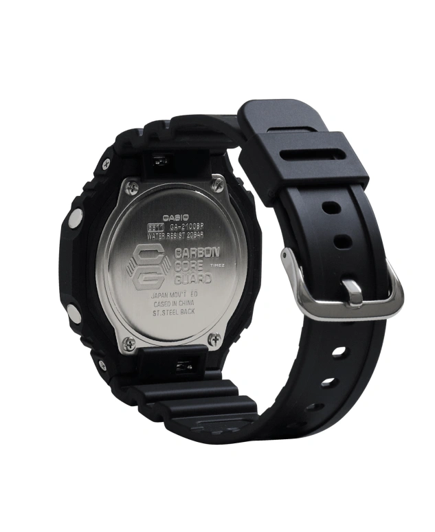 Casio,G-SHOCK 48.50x45.40mm,48.50x45.40mm,Resin,Carbon,Blue,Quartz,Countdown,Chronograph,Month,Date,Hardlex,Round,GA2100BP,GA2100BP-1A