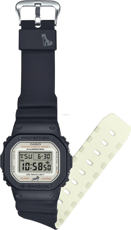 Casio,5600 48.90x42.80mm,48.90x42.80mm,Resin,Bio-sourced,Cream,Quartz,Countdown,Chronograph,Month,Date,Hardlex,Square,DW5600SHB,DW5600SHB-1